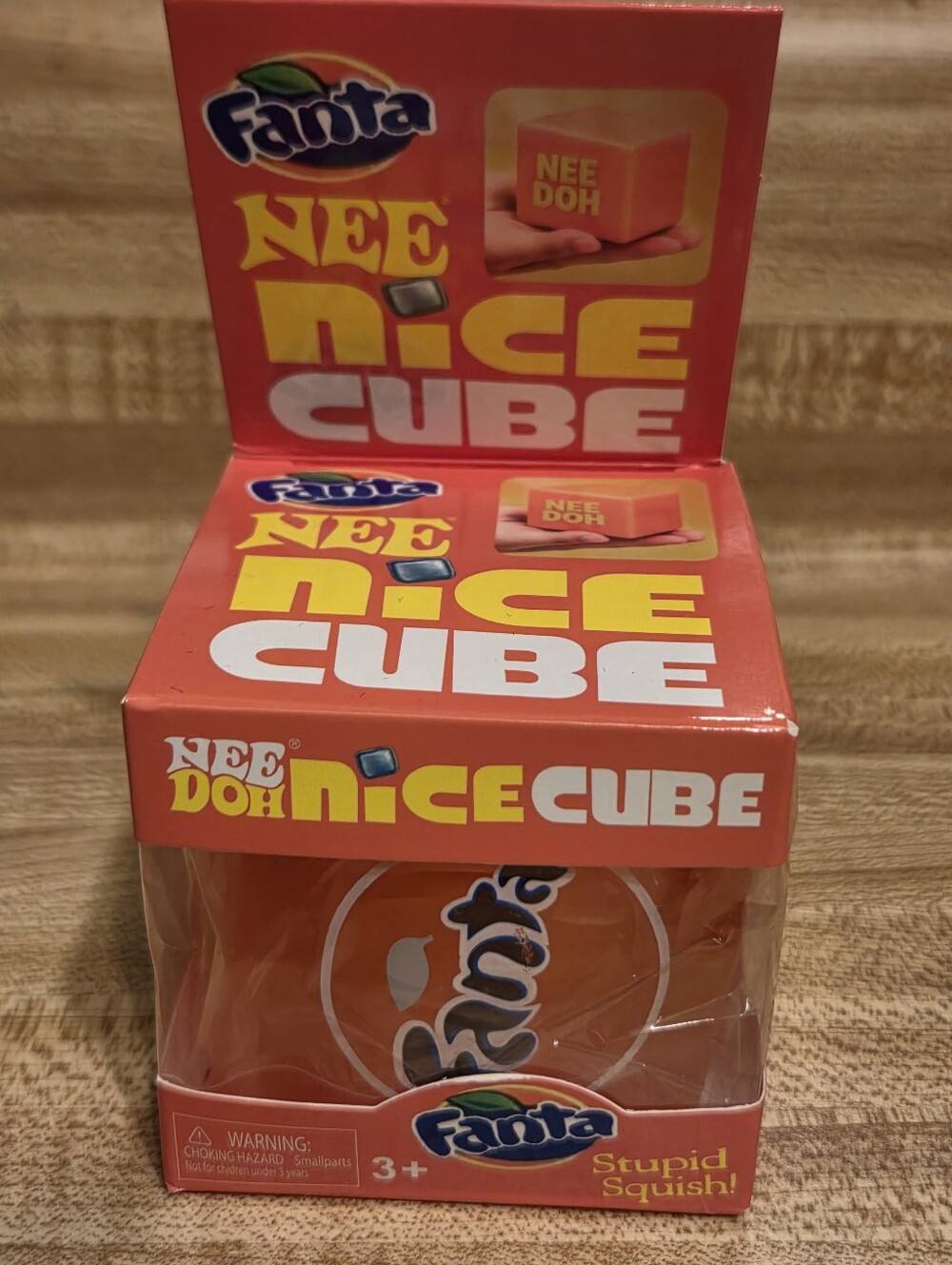 Needoh NIB Fanta Nice Cube Squish